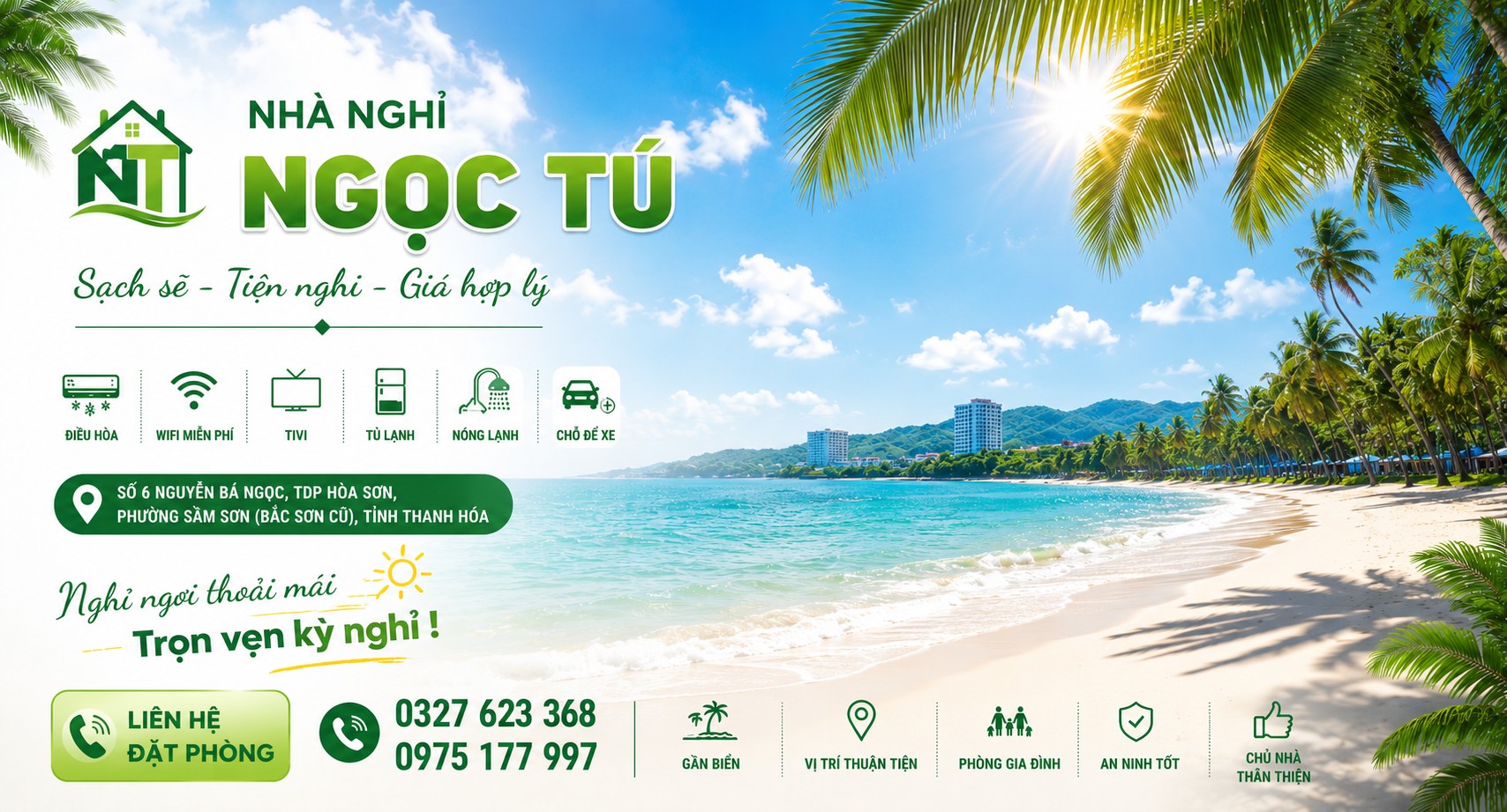 nhà nghỉ ngọc tú sầm sơn