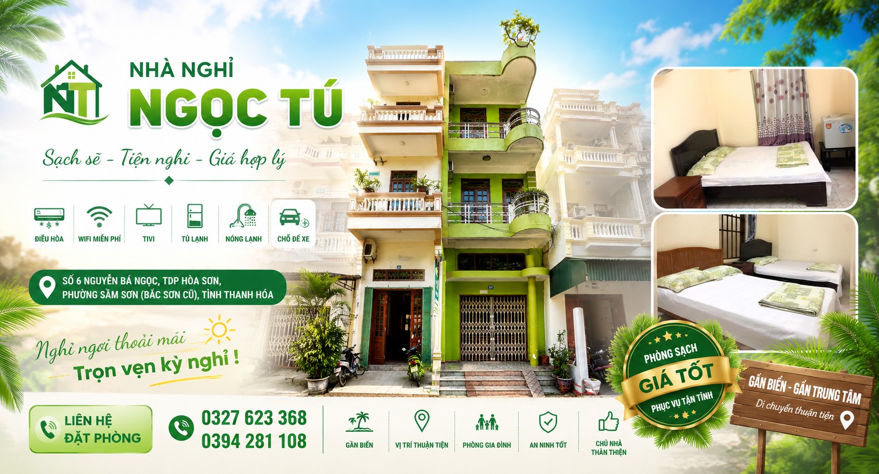 nhà nghỉ ngọc tú sầm sơn